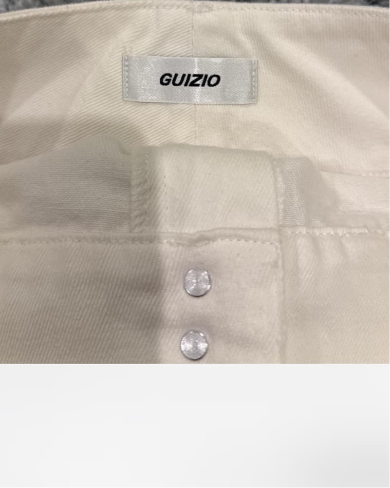 Guizio Denim Belted Mini Skirt  - Image 3