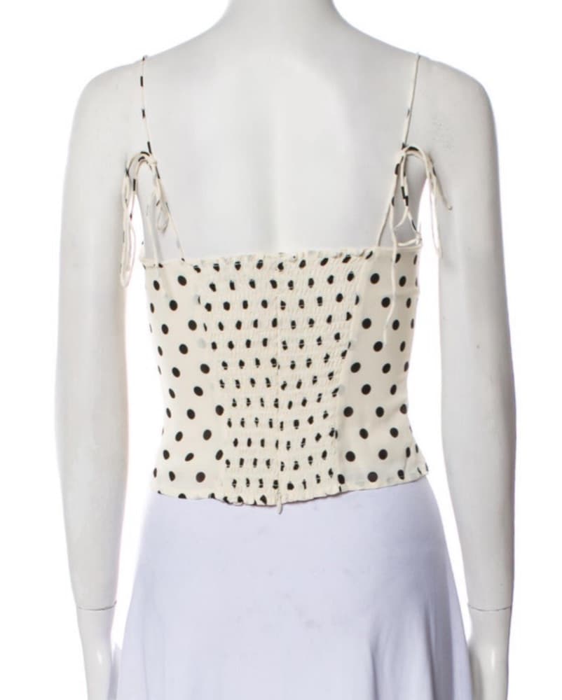 REFORMATION - Polka Dot Print Tank - Image 3