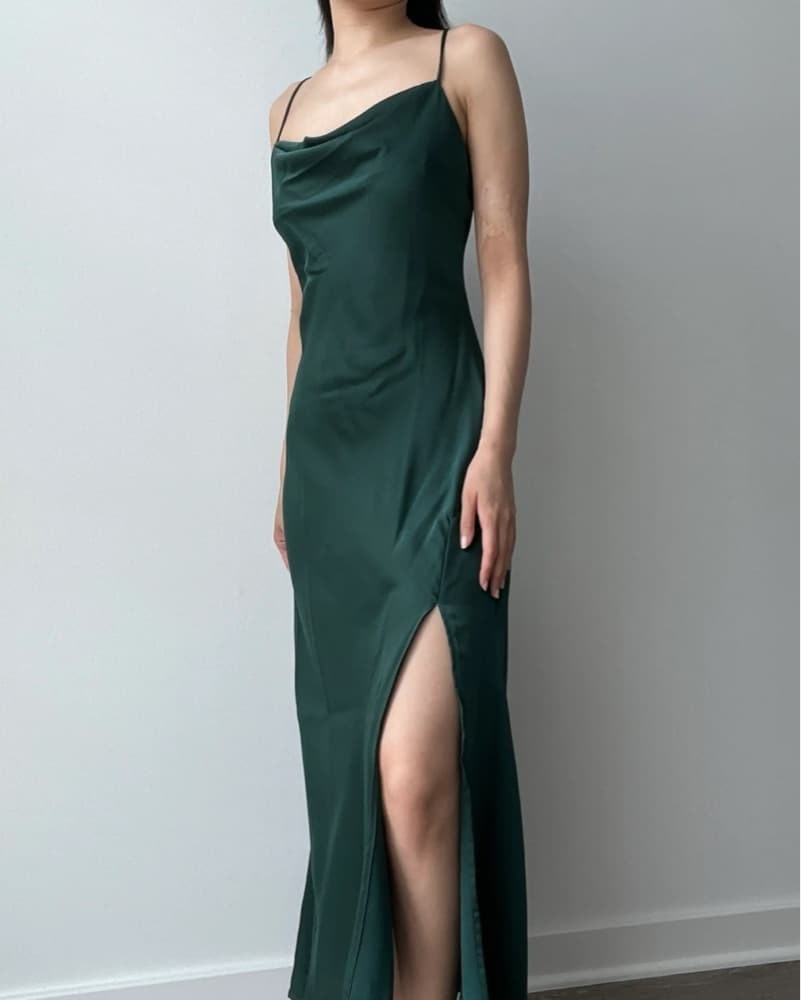 ASTR The Label Gaia Dress In Emerald - Image 1