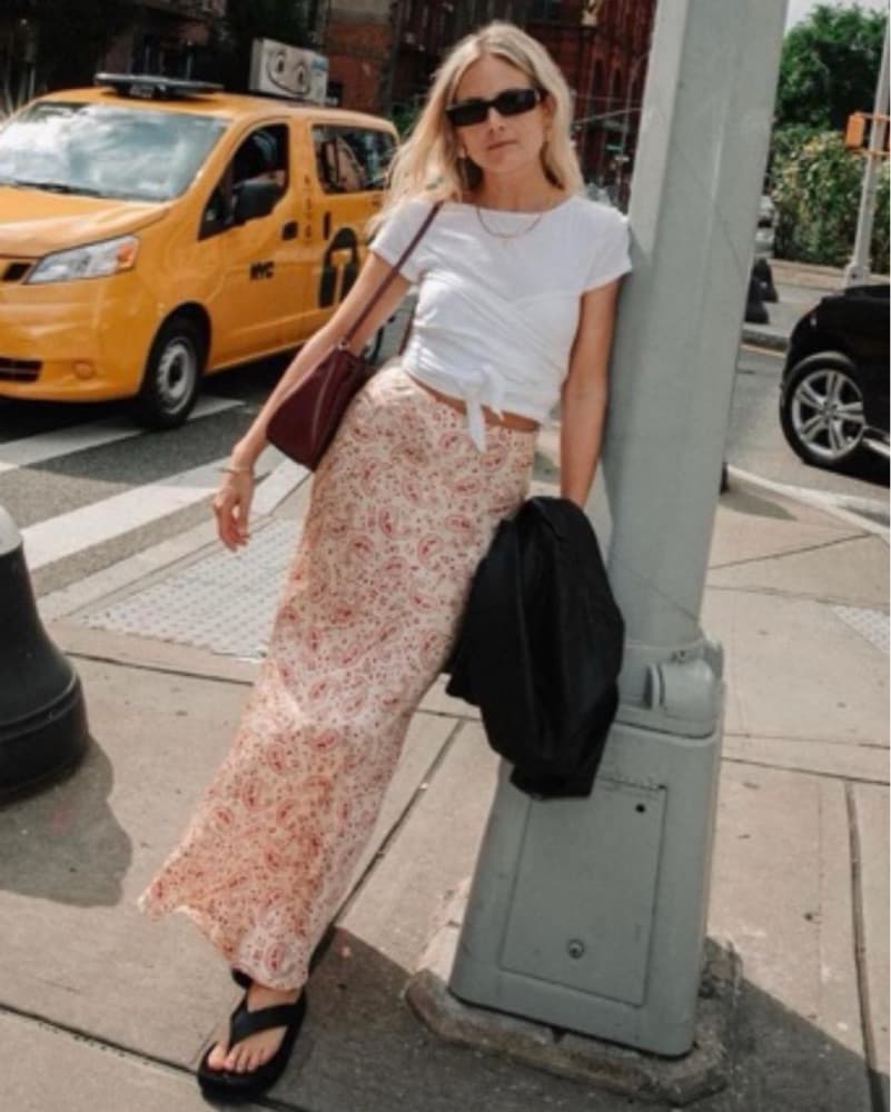 Realisation Par Maxi Skirt in Paisley - Image 1
