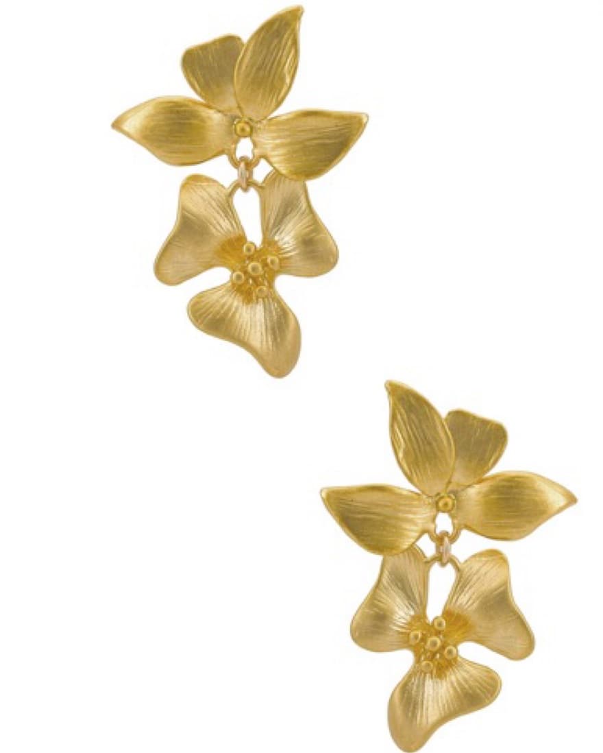 Flower Drop Earrings - SHASHI X Revolve - Image 1