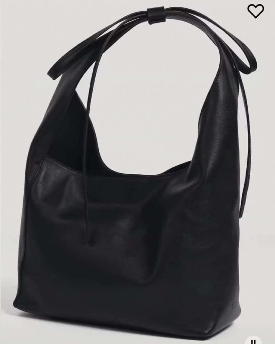 Reformation Vittoria Black Leather Bag  - Image 3