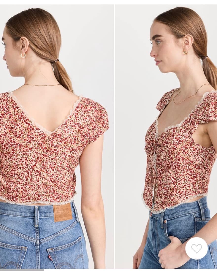 Reformation Safia Top Sz 6 - Image 3