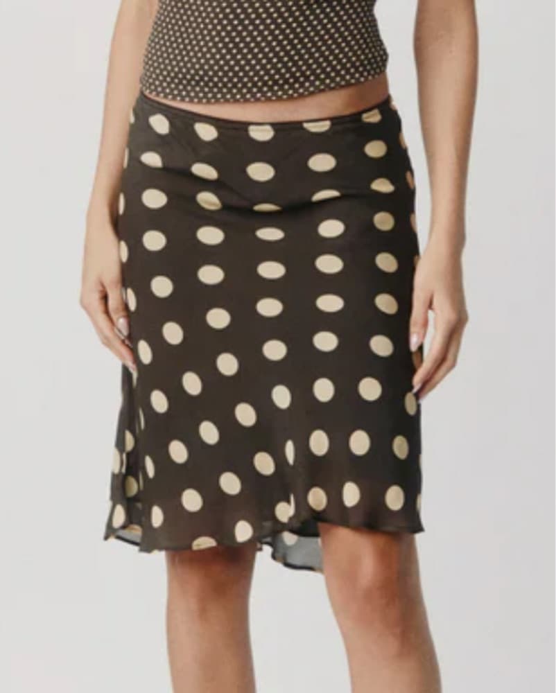 With Jean Penny Skirt Polka Dot - Image 2