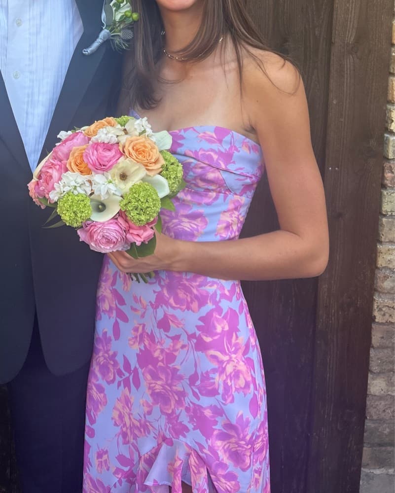 Long Amanda Uprichard Floral Dress - Image 2
