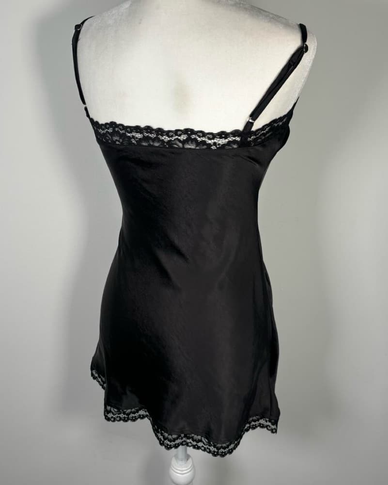 Motel Rocks Black lace Slip Dress - Image 4