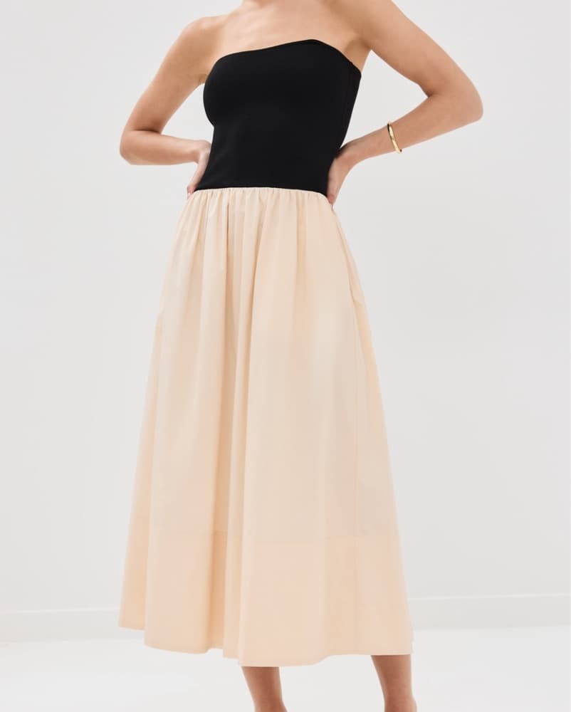 Monochrome Midi Dress - Image 2
