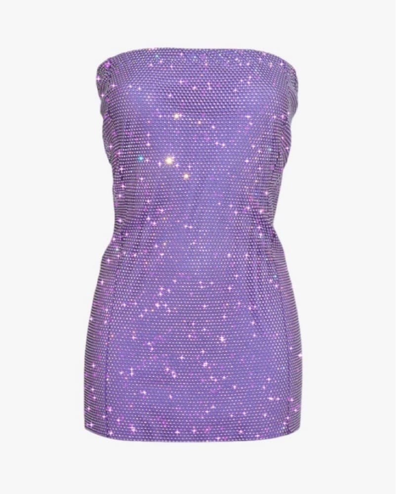 Santa Brands Rhinestone Mini Dress - Image 2