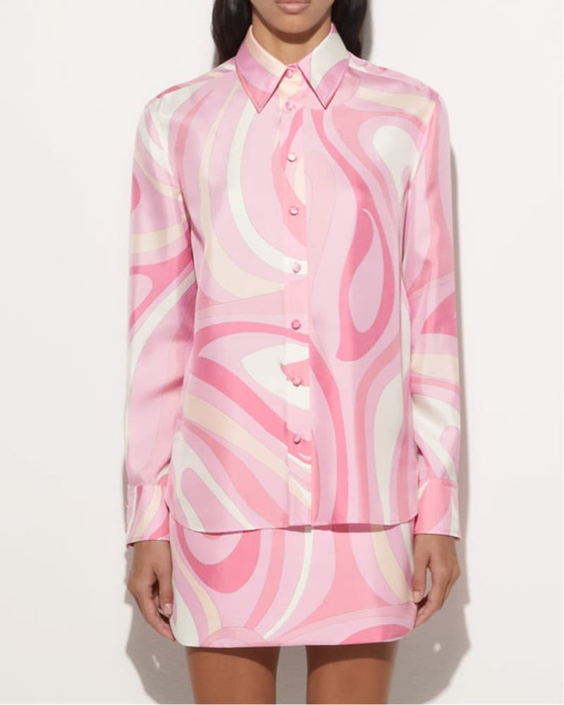 Pucci - MARMO PRINT SILK SHIRT  - Image 2