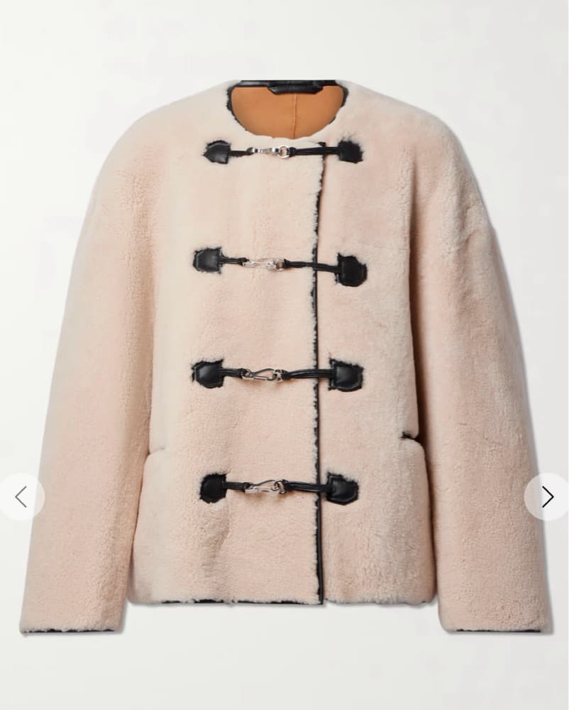 Toteme Teddy Shearling Clasp Jacket NWT - Image 1