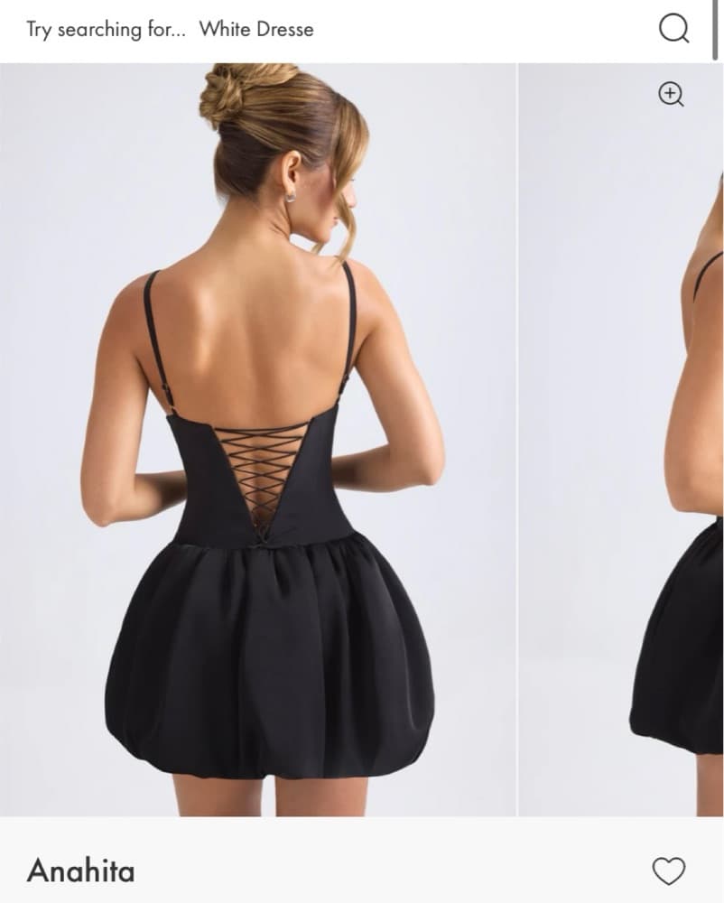 Oh Polly Anahita Black Mini Dress - Image 2