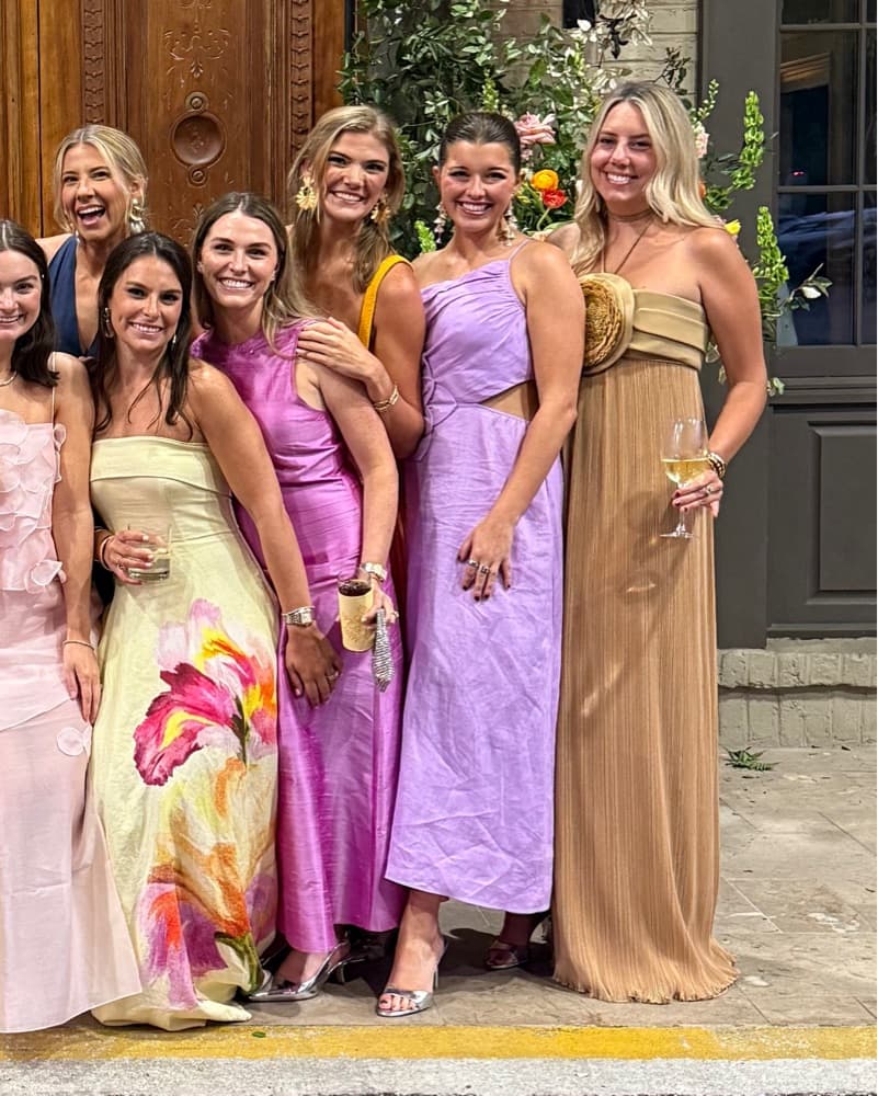 Elegant Lavender Midi Dress - Image 3