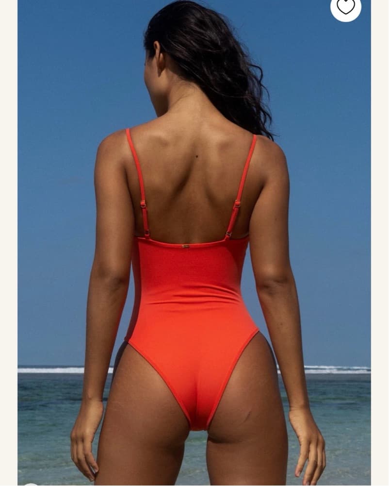 Gooseberry Red One-Piece Swimsuit  - Image 2