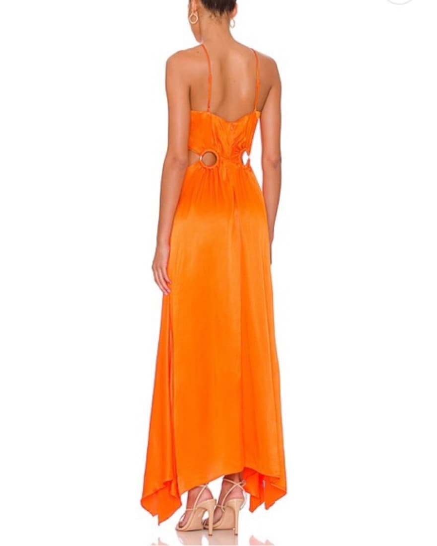 Elliatt Orange Cutout Maxi - Image 2