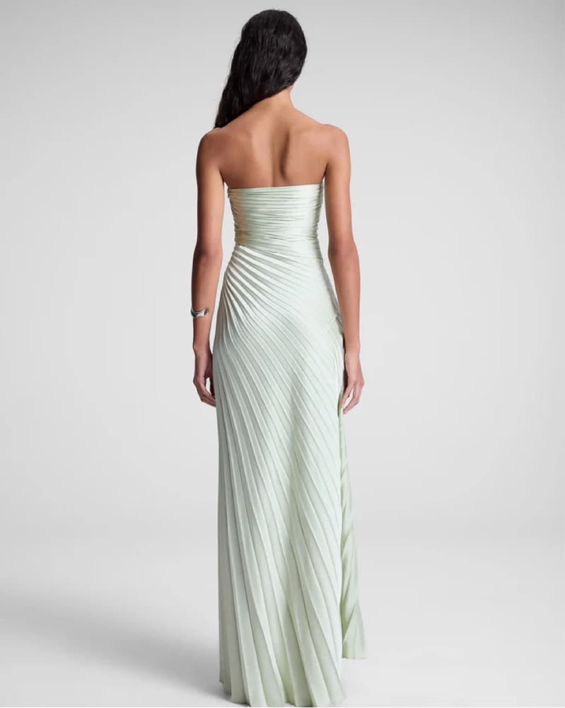 ALC Bianca Strapless Pleated Gown - Image 4
