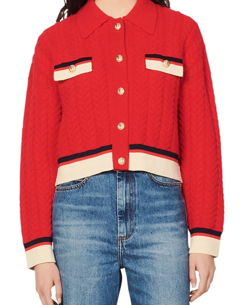 Sandro Idriss Sweater Jacket - Image 3