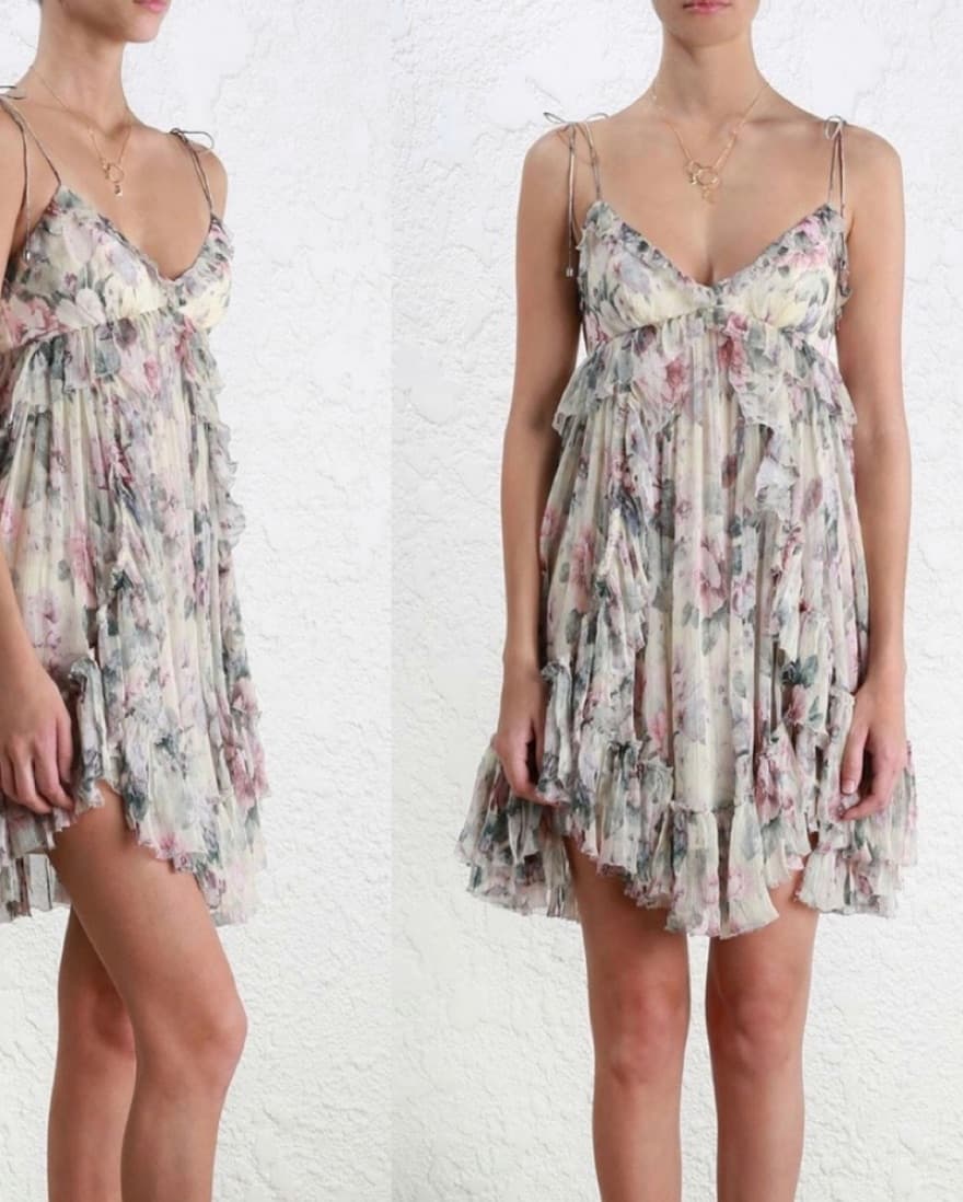 Zimmermann Floral Mini Dress - Image 1