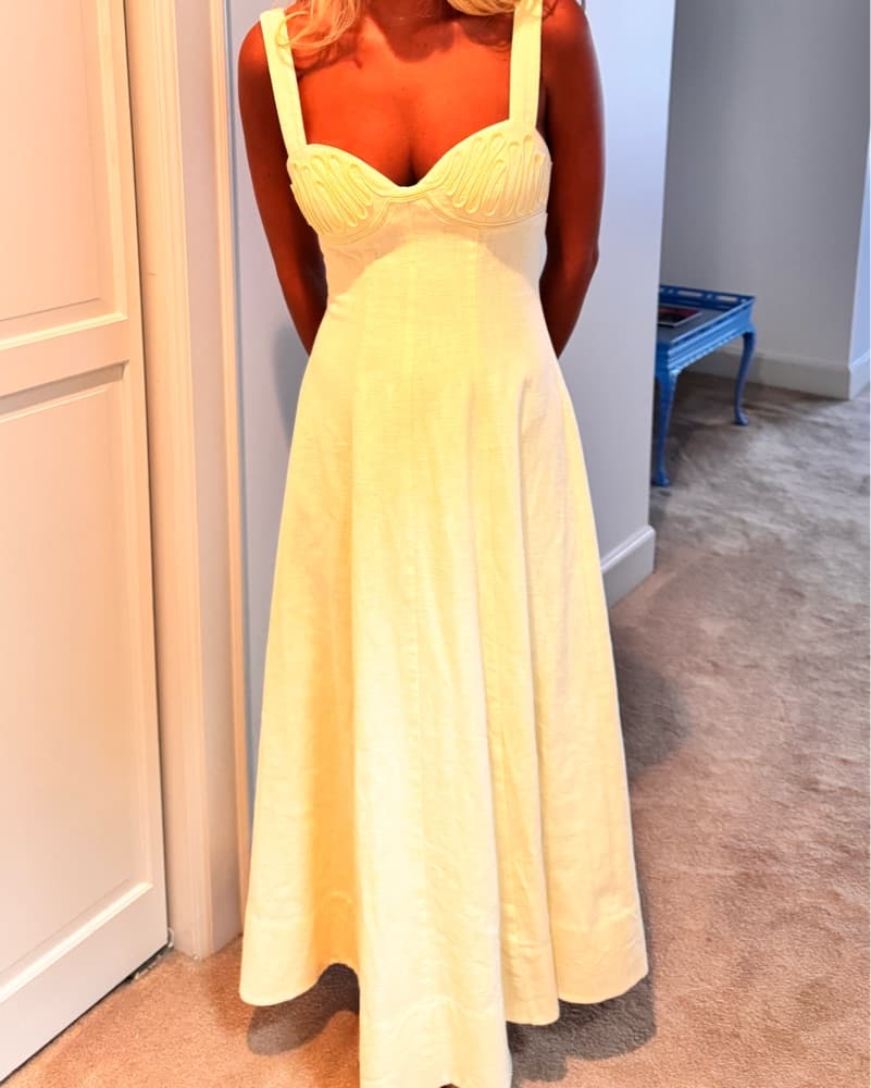 Yellow Clea Maxi Dress XS - Image 3