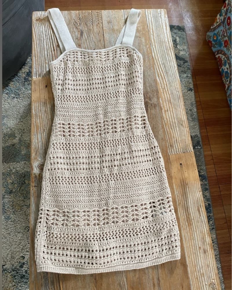 Abercrombie Crochet Mini Dress - Image 4