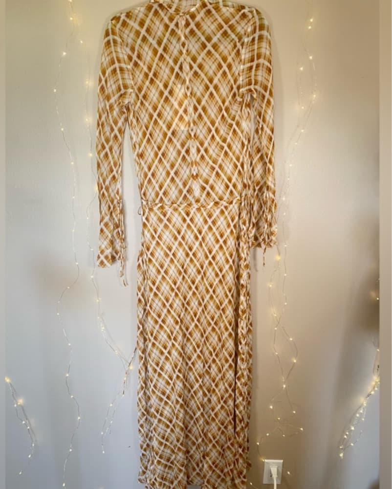 Bec And Bridge Sunflower Check Long Slee - Image 4