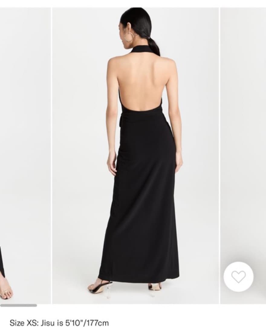 Norma Kamali Wrap Halter Gown - Image 2