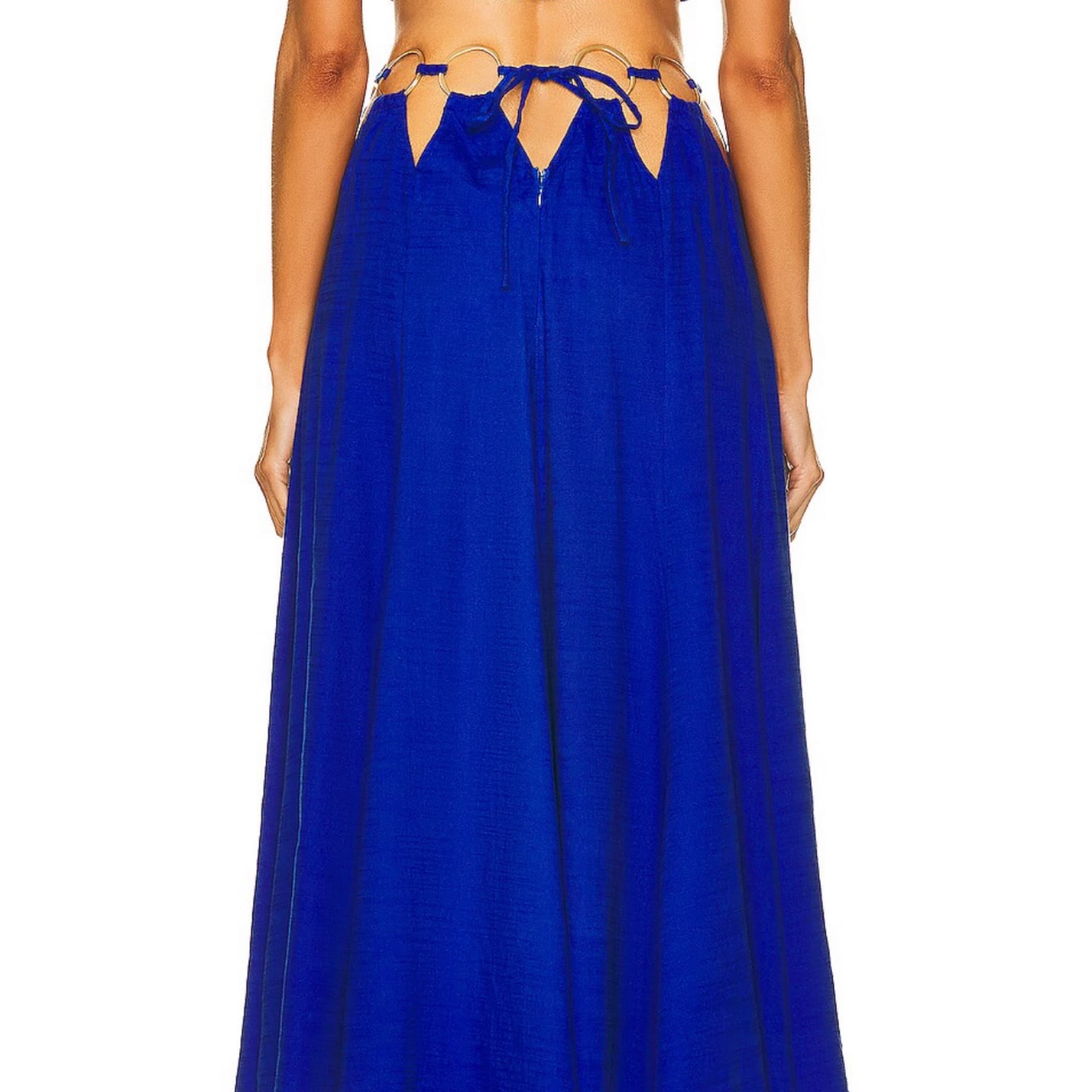 Cult Gaia Blue Midi Skirt  - Image 4