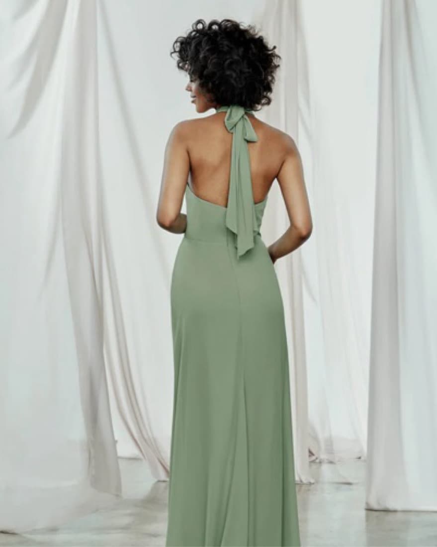 Amsale Sage Midi Dress - Image 5