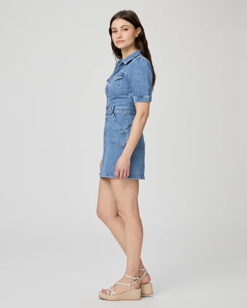 Paige Denim Dress with Pockets - Image 5