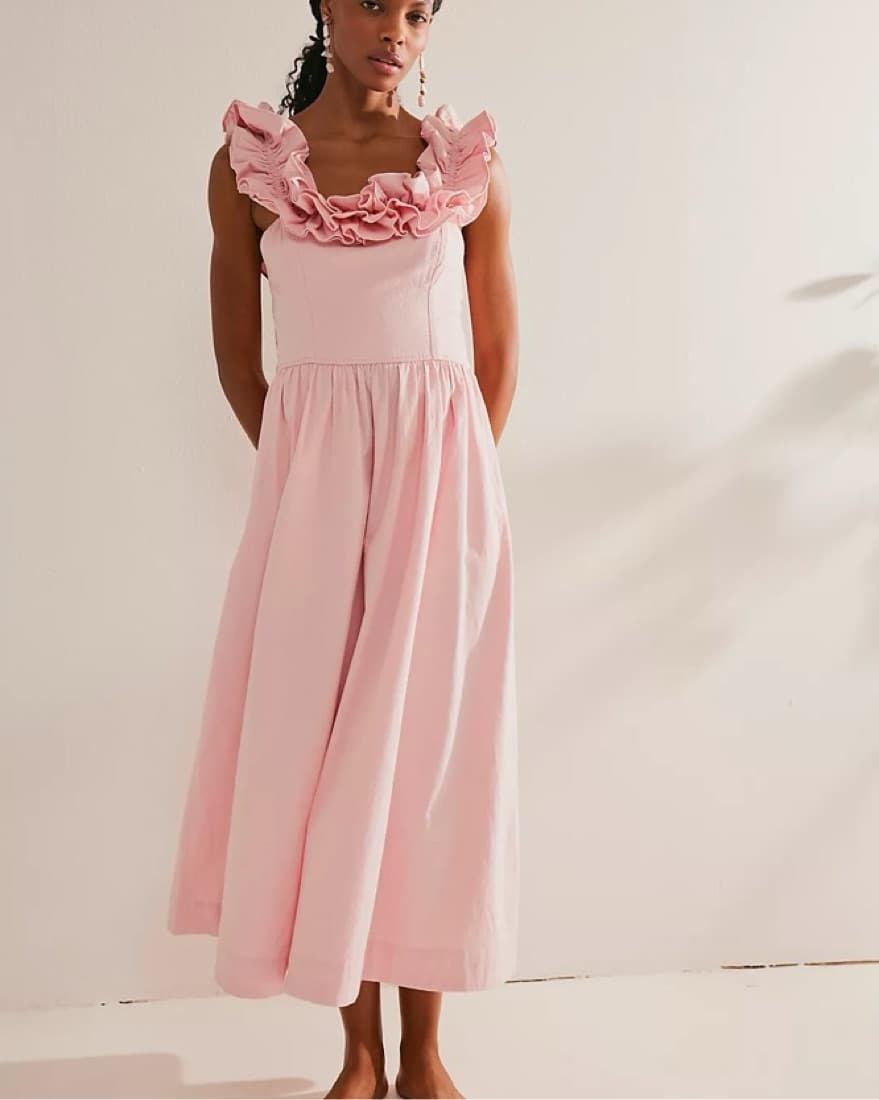 Free People Ruffle Dress - Image 1