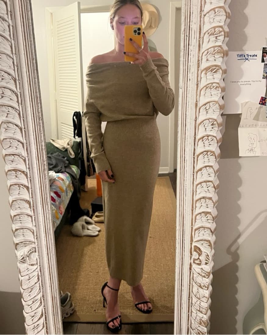 ASTR Off The Shoulder Dress - Image 1