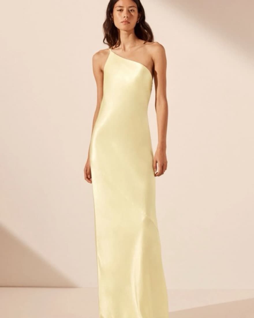 Shona Joy Yellow Lemon Maxi Dress - Image 4