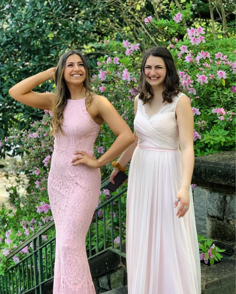 Pink Lace Gown - Image 2