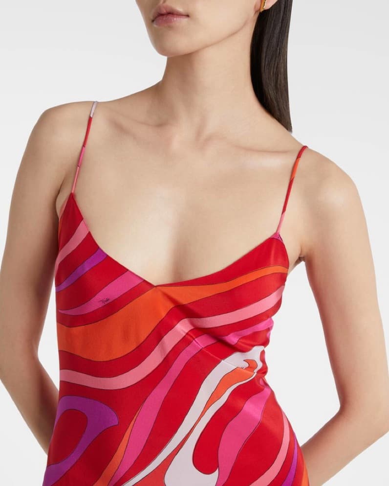 Pucci Maxi Dress - Red / Pink - Image 4