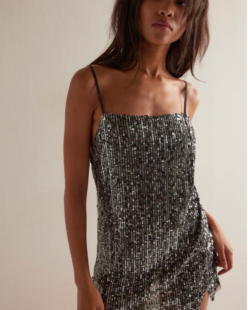 Shimmering Sequin Mini Dress - Image 1