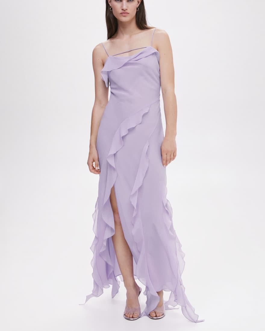 Mango Ruffled Dress - Image 4