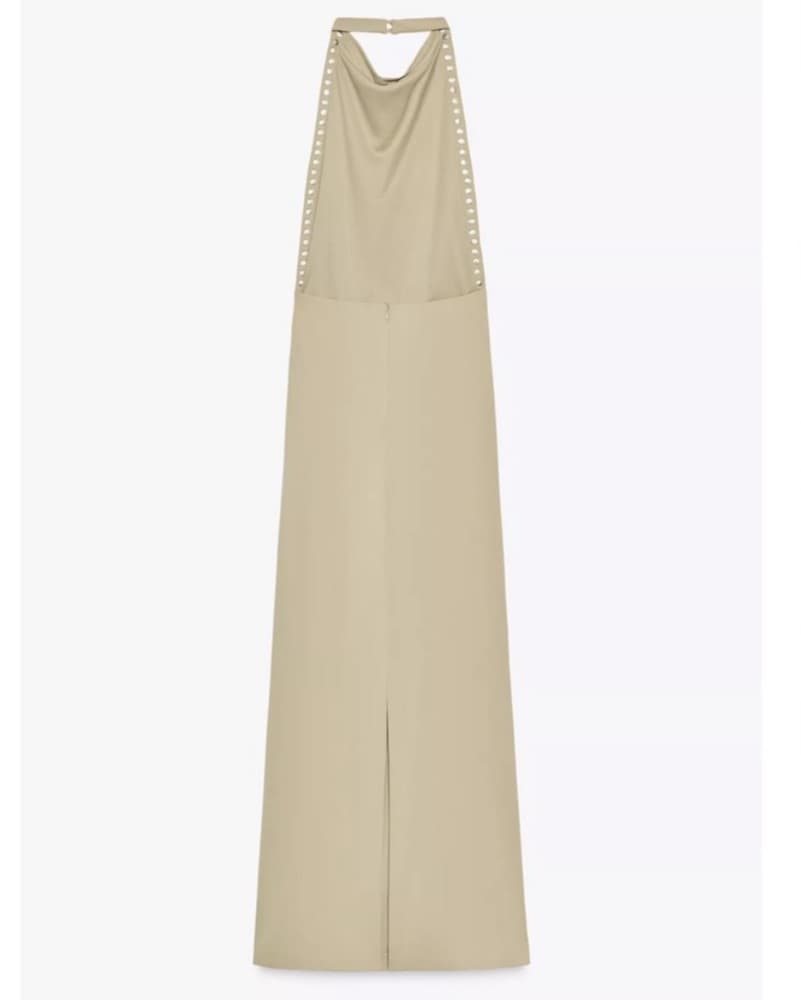 Zara Studded Halter Dress - Image 3