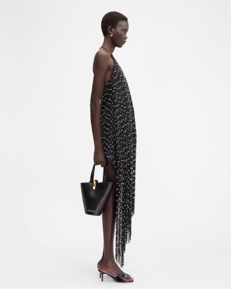 jacquemus riviera fringe dress - Image 4