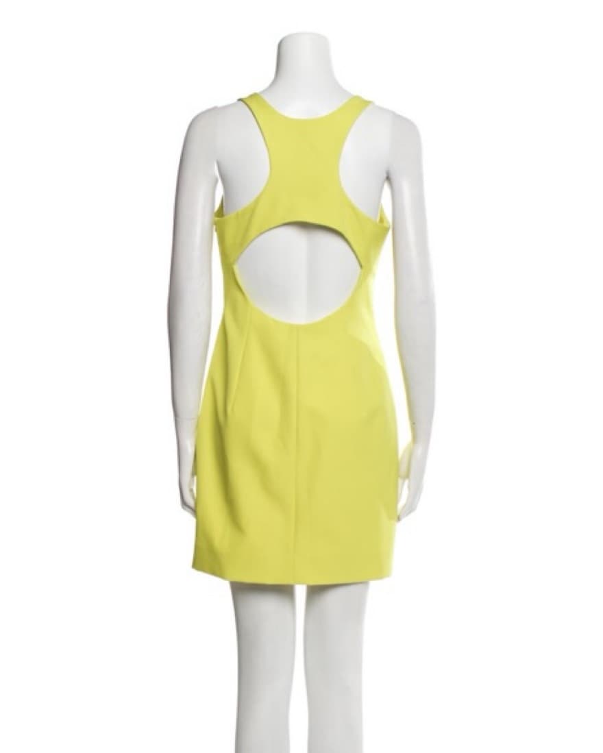 Milly Bright Yellow Racerback Dress - Image 2