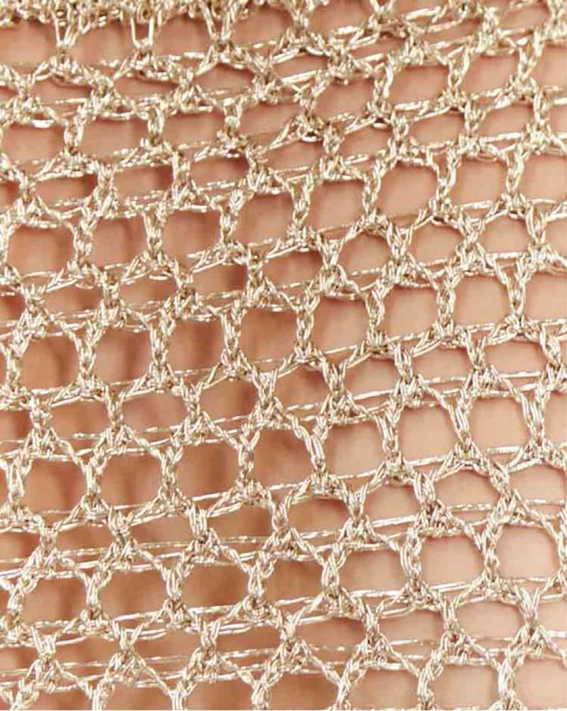 Gold Metallic Knit Top and Skirt Coverup - Image 6
