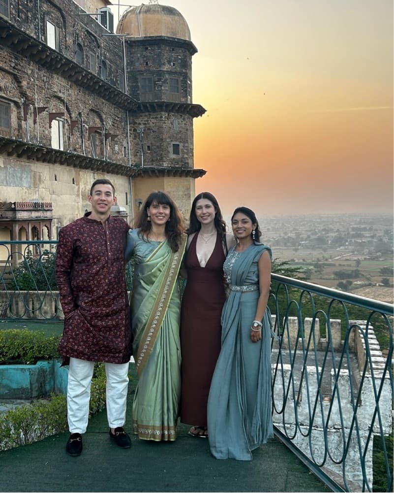 Pastel Stitched Ready Sari - Image 3
