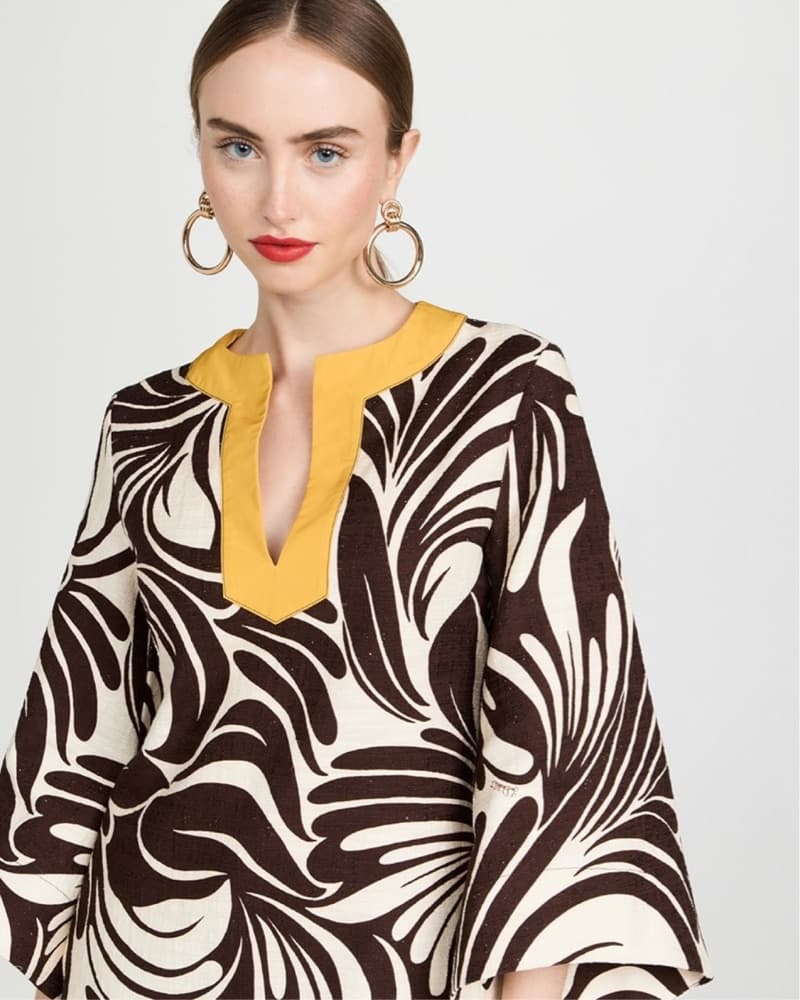 La DoubleJ The Caftan Mini Dress - Image 4