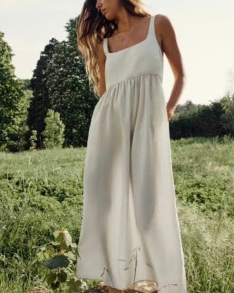 Flowy Maxi Dress - Image 1