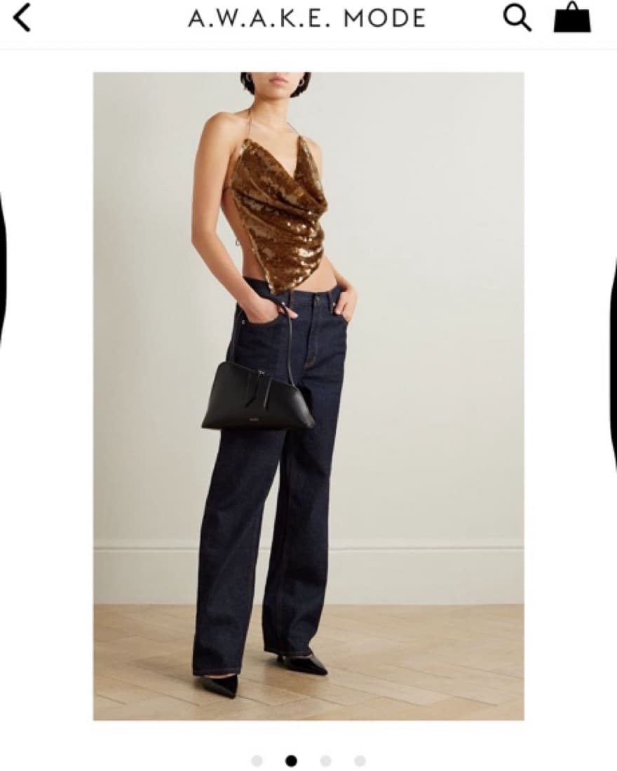 Sequin Open Back top - Image 1