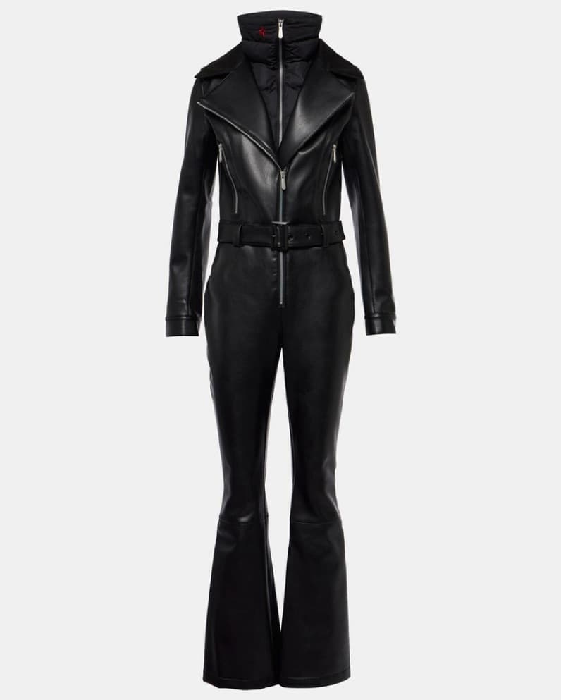 Perfect Moment Faux Leather Ski Suit - Image 1