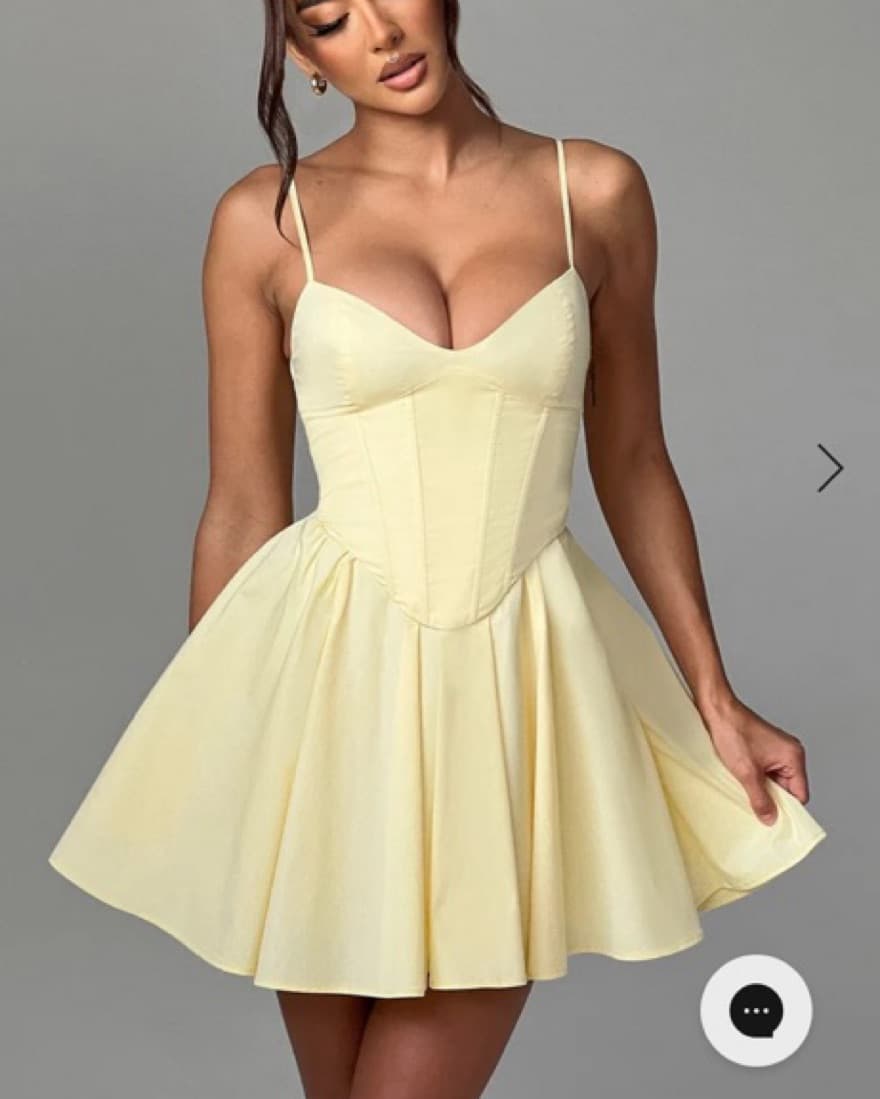 Babyboo Analeign Mini Dress - lemon  - Image 2
