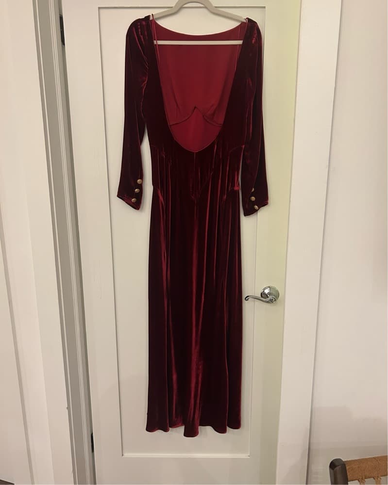 RIXO Devina Long Sleeve Maxi Dress - Image 5