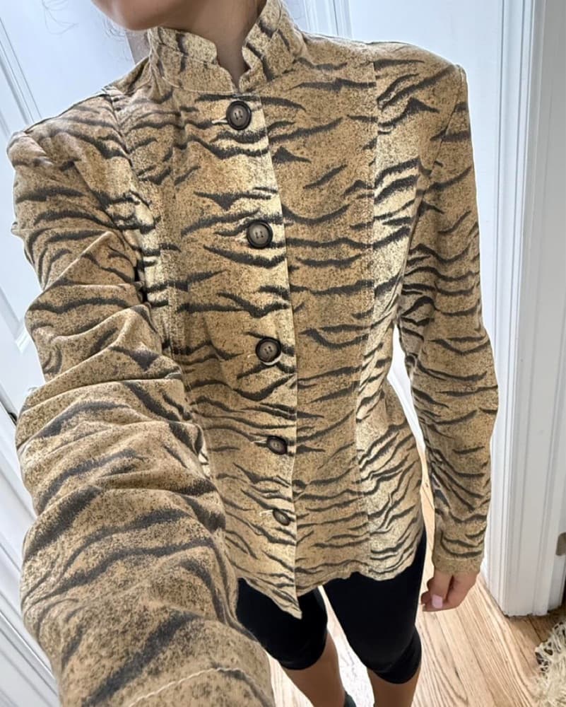 Tiger Print Long Sleeve - Image 3