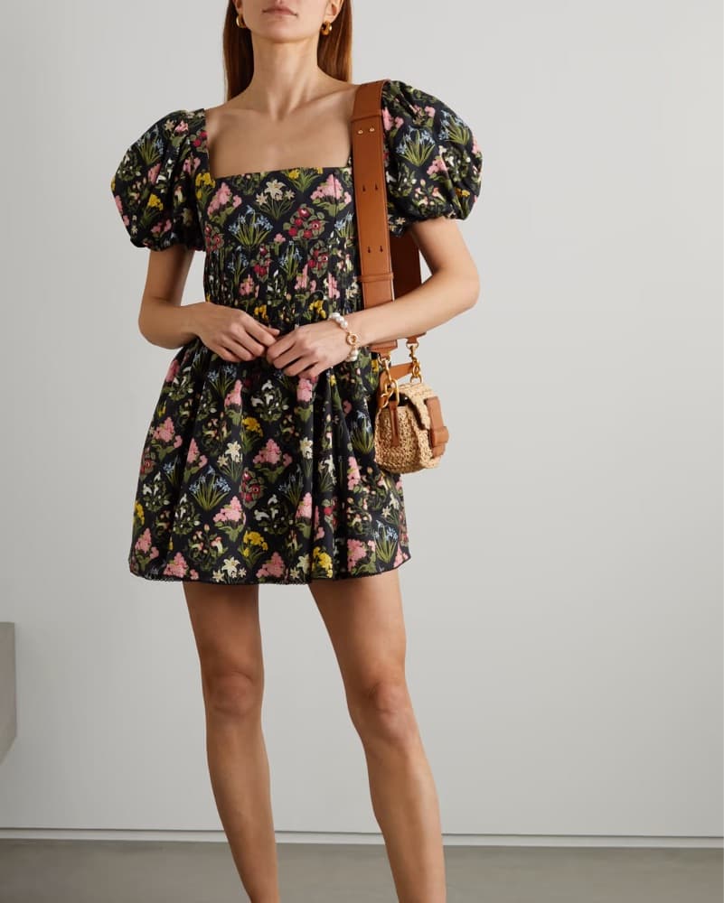 Agua By Agua Bendita Dress Mini Caramelo - Image 4