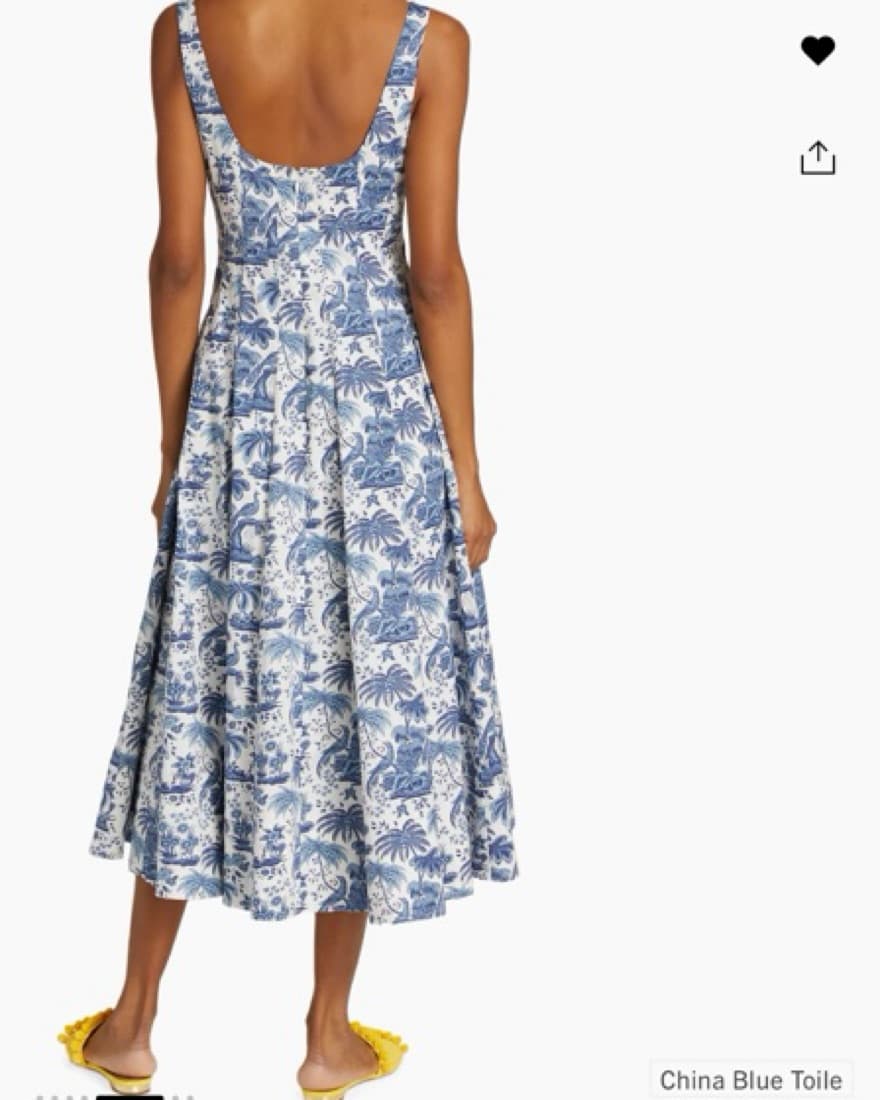 Staud Wells Blue Toile   - Image 2