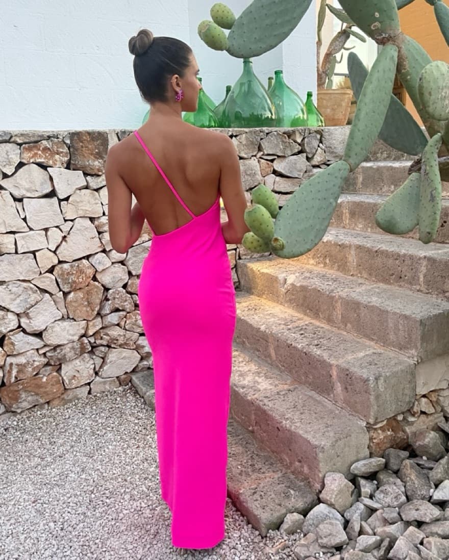 Pink Maxi Dress - Solace London - Image 1